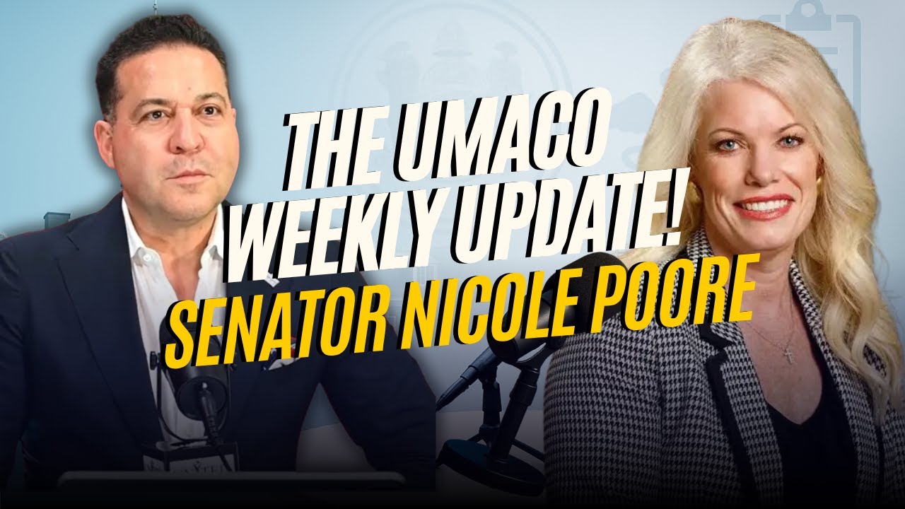 UMACO WEEKLY UPDATES with State Senator Nicole Poore - YouTube