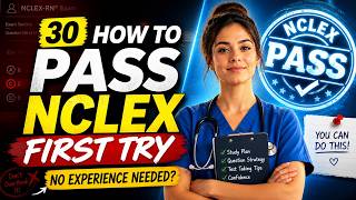 How to Pass NCLEX First Try (No Experience Needed) #2026 #education #study #explore #fypシ゚viral