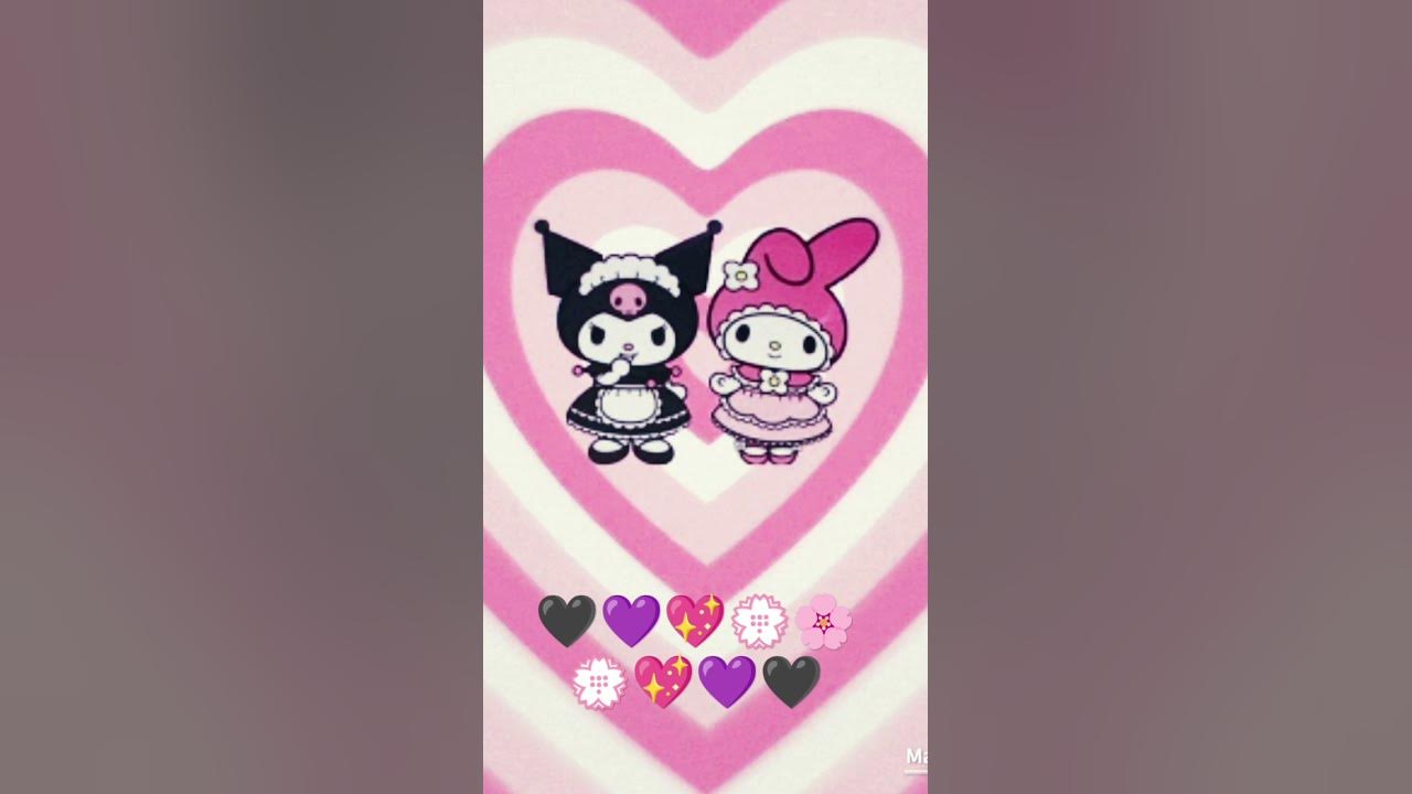 🖤💜💖💮my melody end kuromi - YouTube