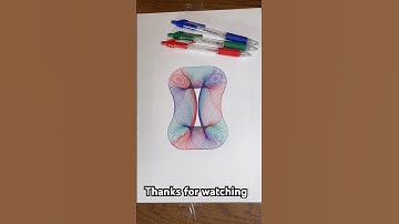 Hypnotic Spirograph Movements with Gentle ASMRSounds#shorts#shortsvideo #asmr #art#relaxing#drawing