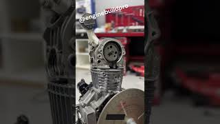Engine Internals: Cylinder Head & Piston Assembly #motorcycle #engineering
