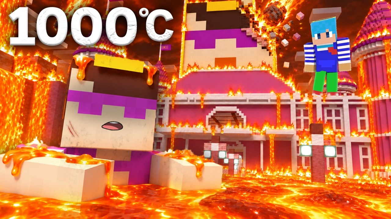 I turned Mom's world into a 1000℃ living hell [Minecraft] - YouTube