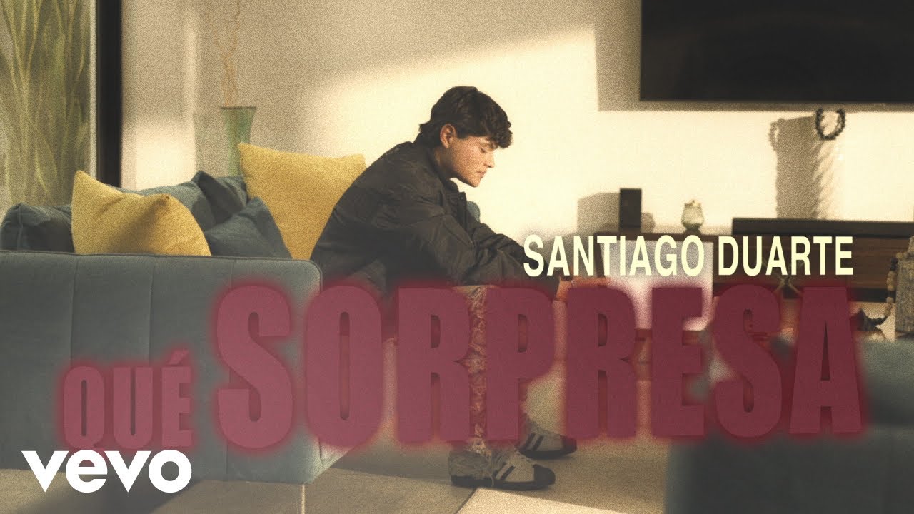 Previsualización de video para nota “¡Qué sorpresa!”, Santiago Duarte nos da a conocer su reciente tema