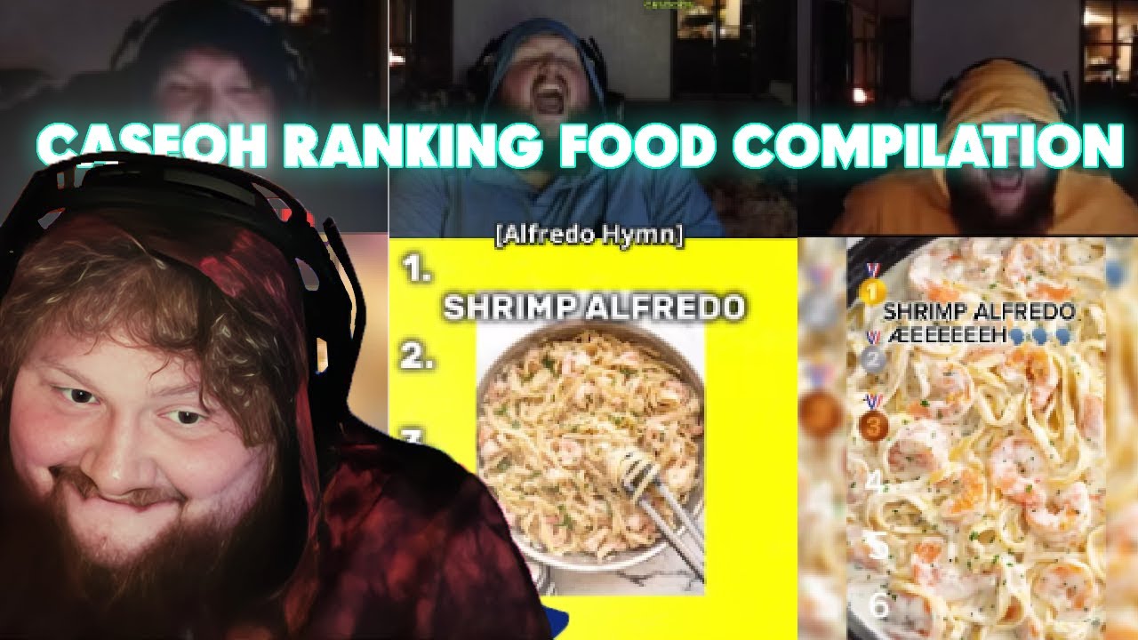CaseOh Does Both Would You Rather & Ranking Food 😂 CaseOh Reaction His Discord Media Compilation