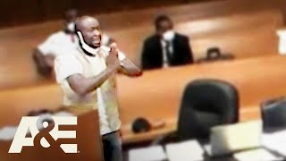 Credit Card Thief Cries Uncontrollably As Judge Sends Him to Jail | Court Cam | A\&E