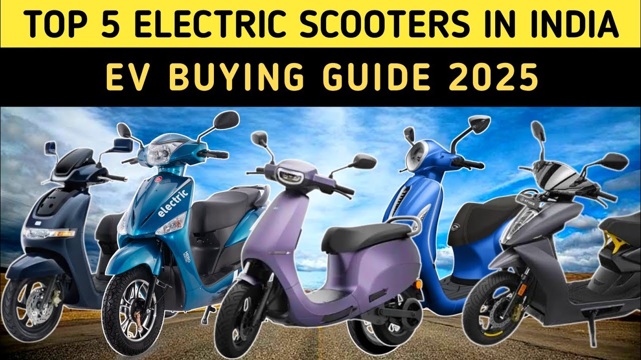 Best Electric Scooters in India 2025 | Top 5 Electric Scooters | Long ...