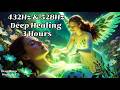 432Hz & 528Hz Deep Healing 3 Hours | Grounding Base & Heart Harmony for Full Night Rest