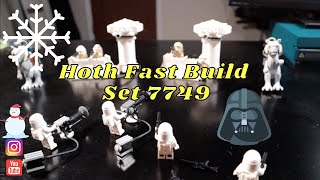Lego Star Wars Set 7749 Hoth Echo Base Fast Build