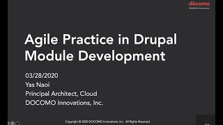 Agile practice in Drupal module development