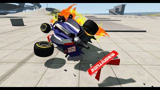 Bumps Crash & Falls  | F1 Physics Tests - BeamNG.drive