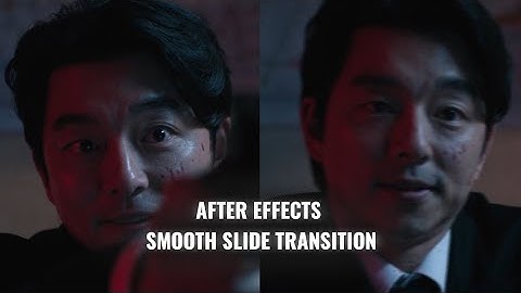 After effects Smooth Slide Transition (no plugins) - AFTER EFFECT