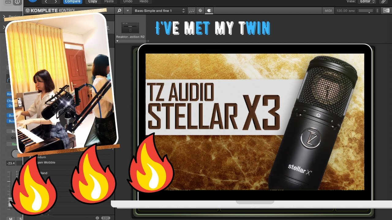 Condenser Microphone Rapper I TRIED OUT THIS AWESOME CONDENSER MIC | TZ Stellar X3 Large Diaphragm ...