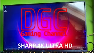 DGC SHOWS: NEW! Sharp 4K UltraHD 40 inch AQUOS Smart LED TV