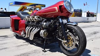 Extreme Motorcycles With Big Airplane And Car Engines