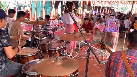 Drum Thái Tuấn | Nhạc Sống Đám Cưới | Điều Em Lo Sợ giọng hát em gái Háy tặng cô dâu cực hay