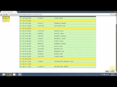 How to Upload parkrun Results - part 2