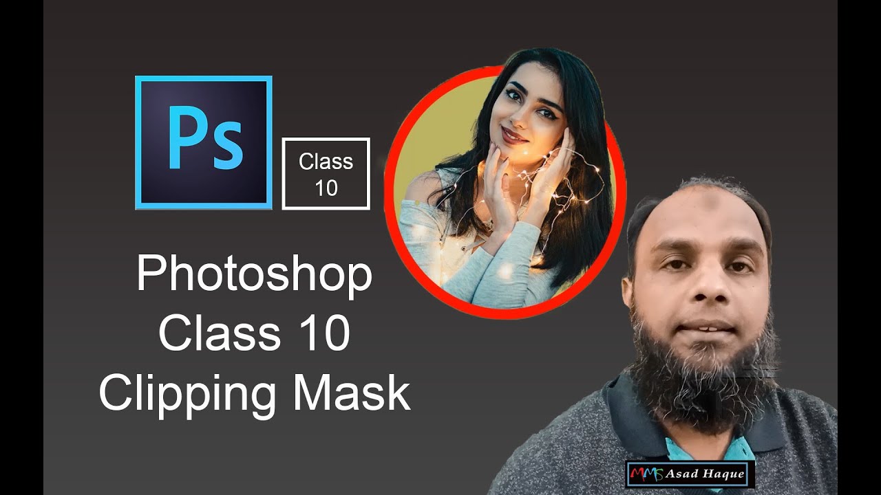 Clipping Mask in Adobe Photoshop | Adobe Photoshop for Beginner in Urdu ...