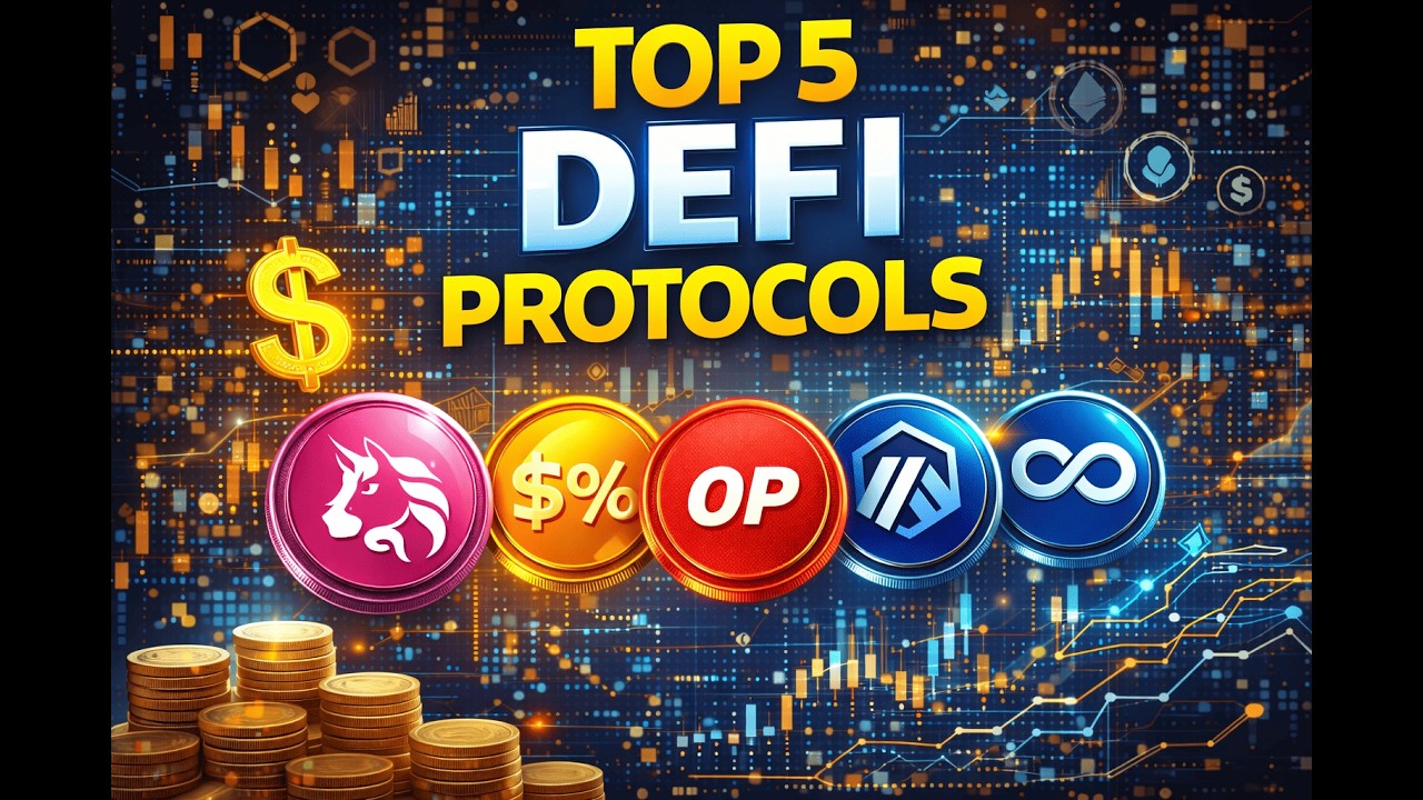 Best DeFi Protocols Explained | Top 5 Projects in Decentralized Finance