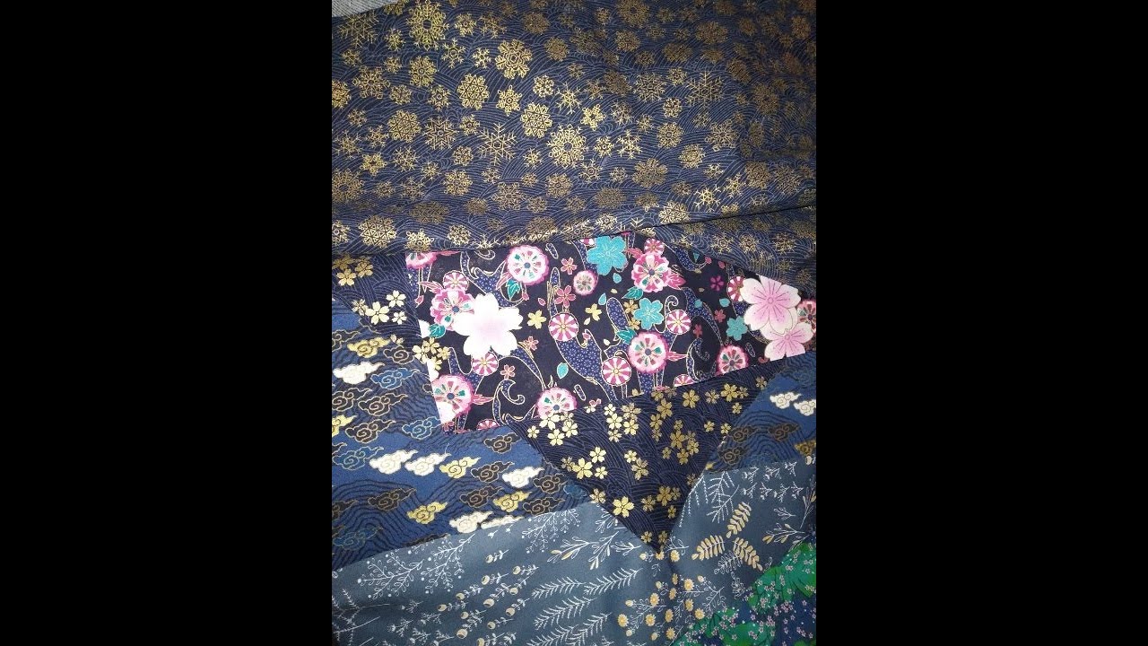 Queenbox 6PCS Japanese Printed Fabric, 15.7x19.6" Furoshiki Cloth, Traditional Sakura Printed Review