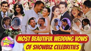Most Beautiful Wedding Vows of Showbiz Celebrities