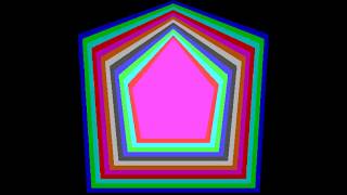 using c grAnimate nested polygonsaphics in turbo c++