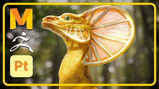 I made a LEMON Dragon, and here's how | Zbrush & Maya & Painter TIMELAPSE