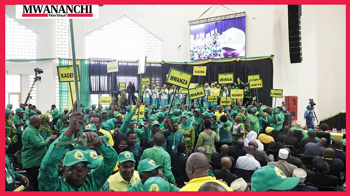 #LIVE: Kinachoendelea mkutano mkuu maalum wa CCM Dodoma