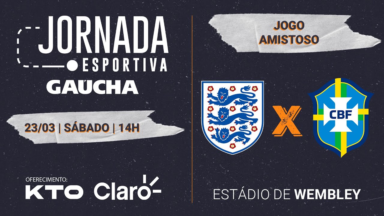 AO VIVO: Inglaterra x Brasil - Amistoso 2024