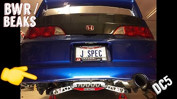 DC5 / RSX install LCA / Tie Bar /Subframe Brace BWR/Beaks bar