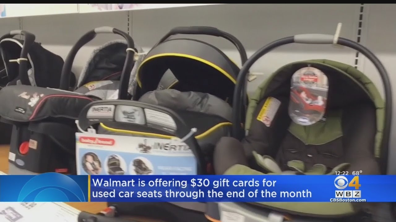 $30 walmart gift card for car seat