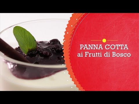 Panna cotta ai frutti di bosco