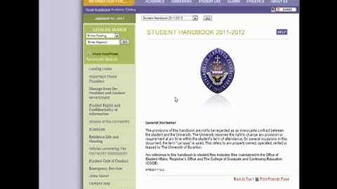 Student Handbook for Students