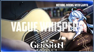 Genshin impact - Vague Whispers | Fingerstyle Guitar TAB TUTORIAL VeryNize