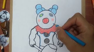 Desenhos de Piggy Roblox 4 para Colorir e Imprimir 