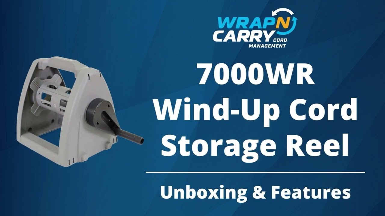 Manual Wind Professional Cord Storage Reel - 7000WR