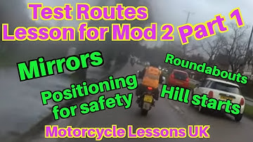 Test routes Lesson: Part 1 in preparation for the DAS module 2 test