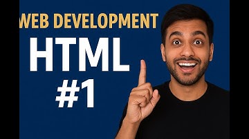“HTML #1 | Web Development for Absolute Beginners (Start Your Coding Journey)” | Full intro of HTML
