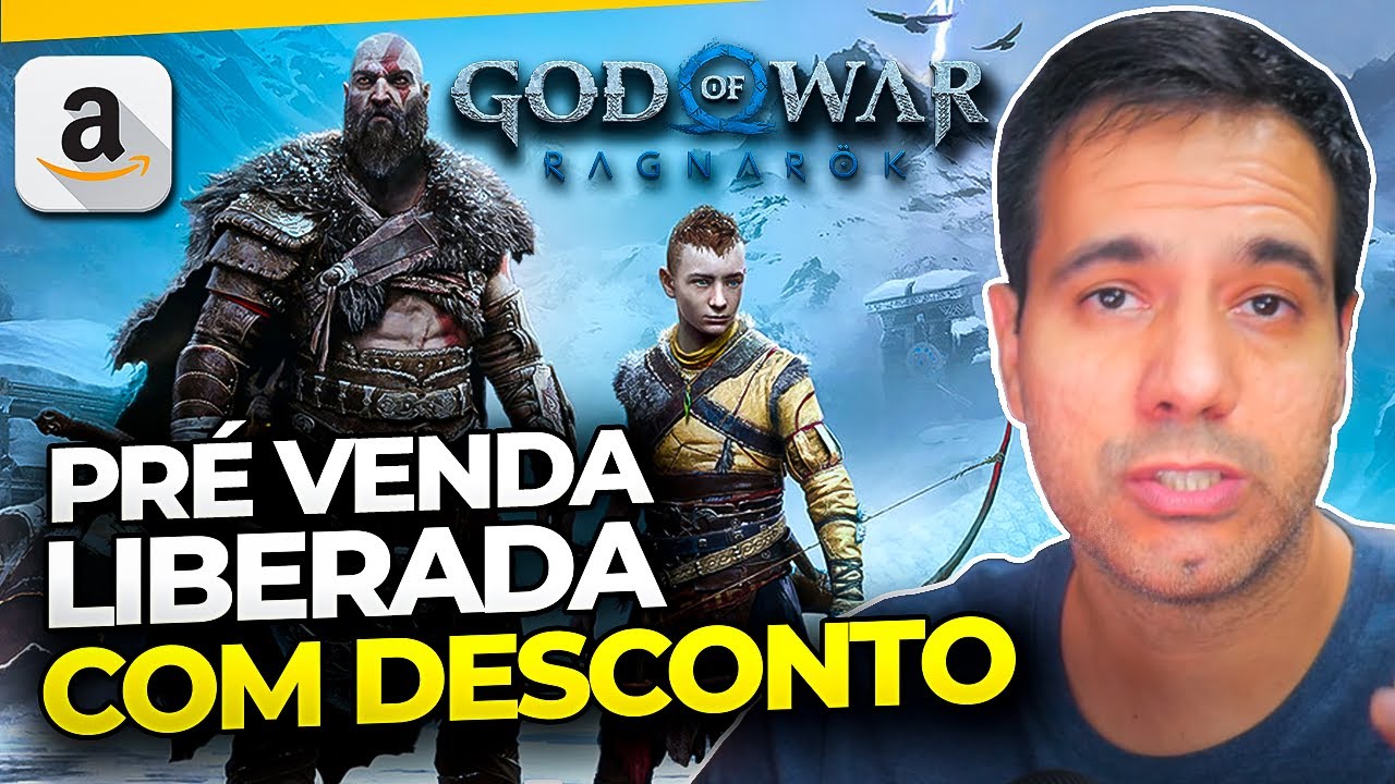 Pré-venda de God of War Ragnarok na  com menor preço