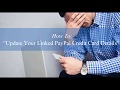 How to Update your Linked PayPal Credit Card