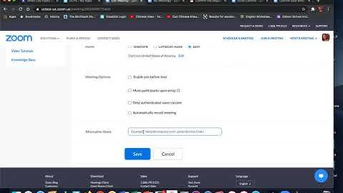 Adding an Alternative Host to your District Licensed Zoom Account