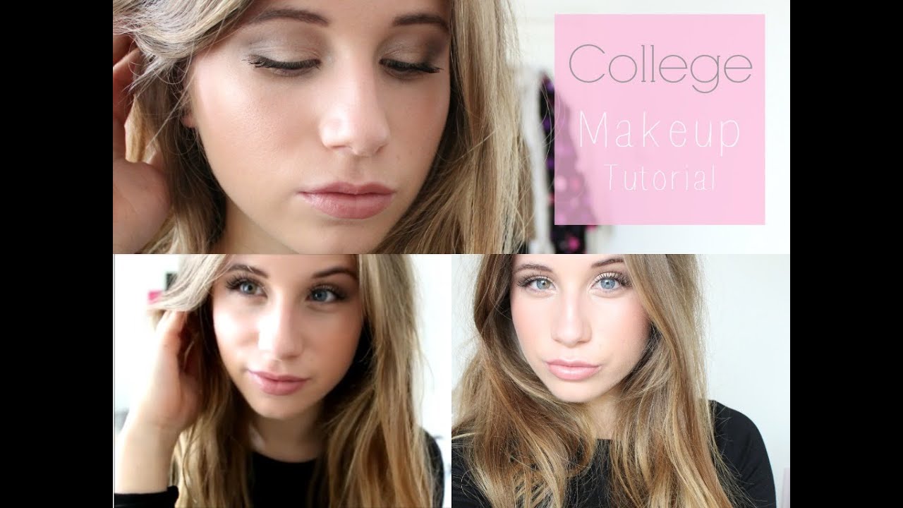 Everyday College Makeup Tutorial Phoebe Slee YouTube