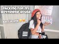 watch me pack to go see my boyfriend (long distance relationship)