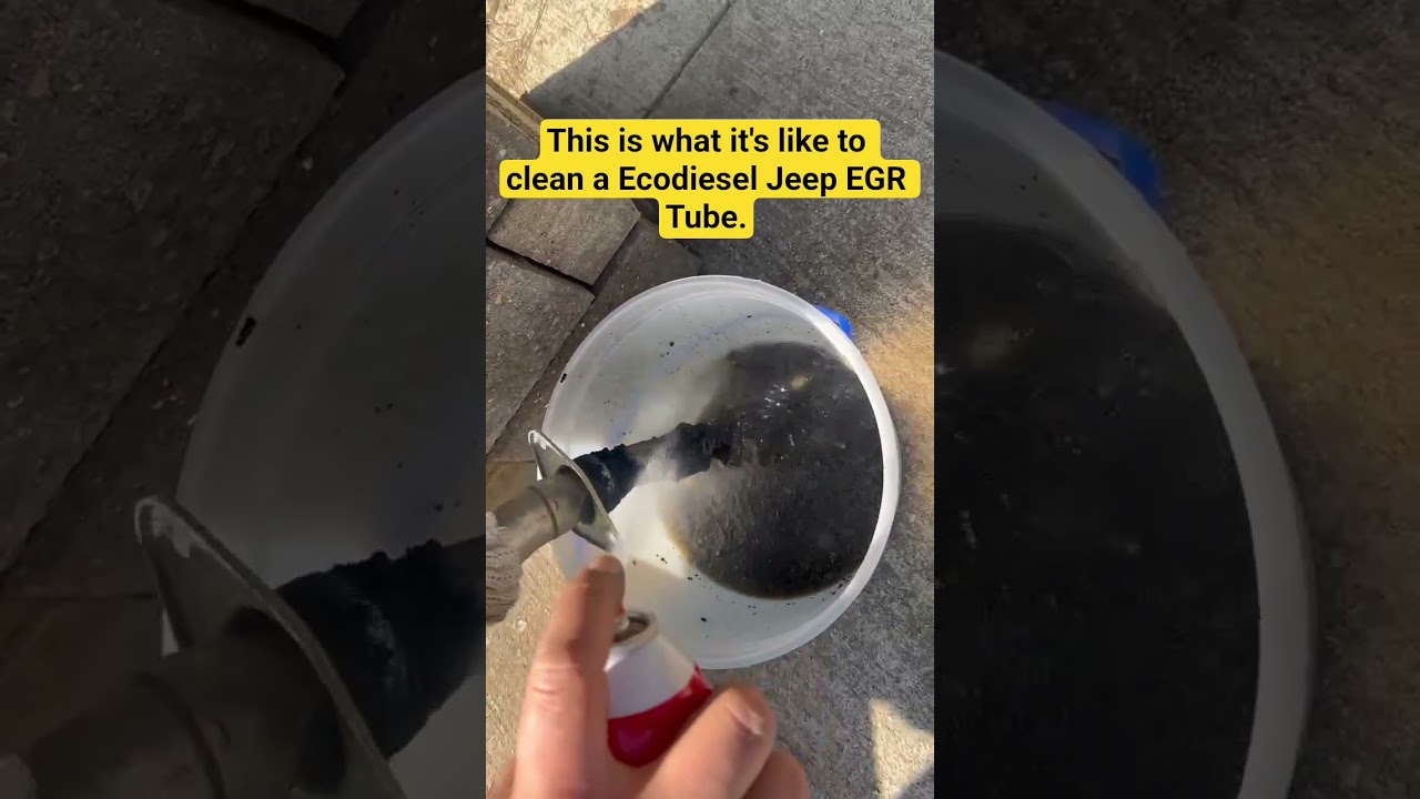 Cleaning an Ecodiesel Jeep EGR tube is disgusting 