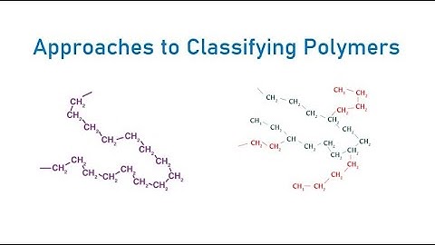Principles of Polymer Chemistry: Approaches to Classifying Polymers (Lect.1)