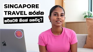 Q&A | Travelling to Singapore as a Sri Lankan Traveller | How to fill SG arrival card | Total Budget