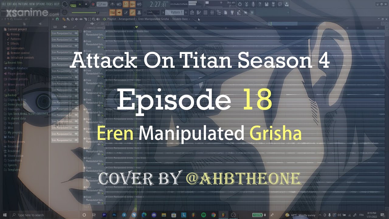 Eren Manipulated Grisha - Attack On Titan S4 Episode 20 OST | Epic cover