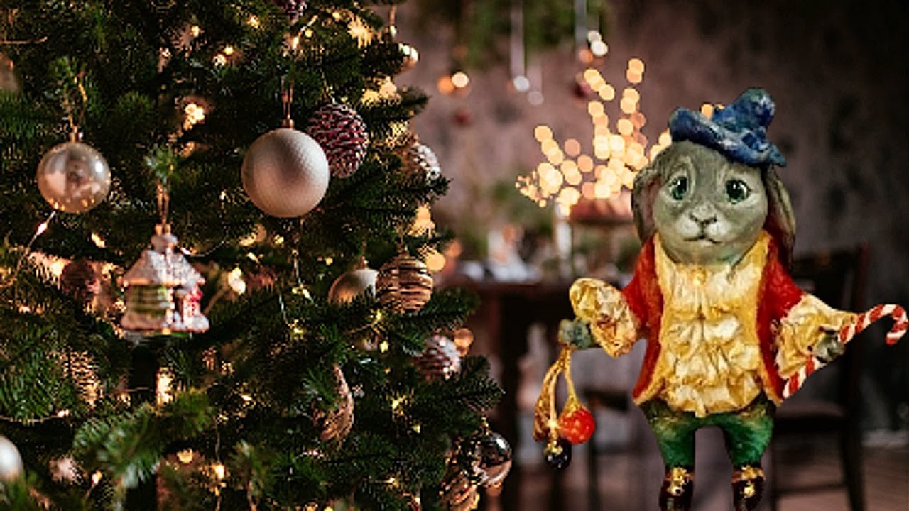 КРОЛИК своими руками. Символ 2023. Елочная игрушка. CHRISTMAS RABBIT. DIY.
