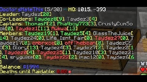 |HCTeams| Map 16 - Dawn/Rawr vs AnimalFarm (RAIDABLE)