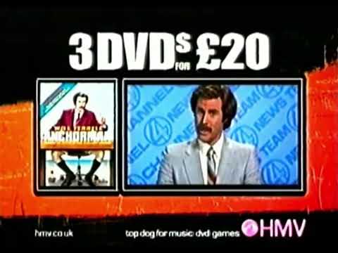 HMV 3 DVDs For 20 TV Advert 
