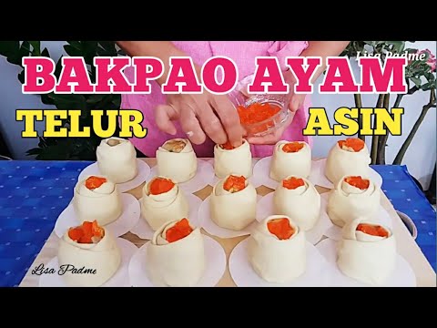 Cara Membuat BAKPAO ISI AYAM DAN TELUR ASIN !! Kulitnya Lembut Dan Isinya Sangat Gurih